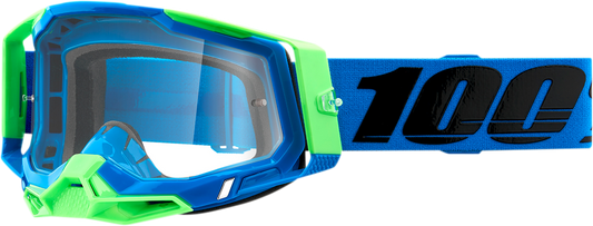 100% Racecraft 2 Goggles - Fremont - Clear 50121-101-12 - Howling Moto