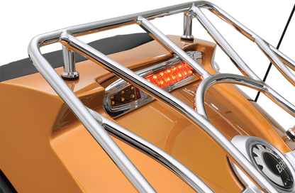 Can-Am Show Chrome LED trunk light installed on engine, providing bright illumination for the vehicle's trunk area.