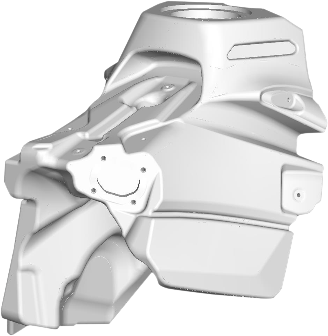 Acerbis natural gas tank for KTM, 3.1-gallon capacity, motorcycle body part with branding and fuel filler opening.