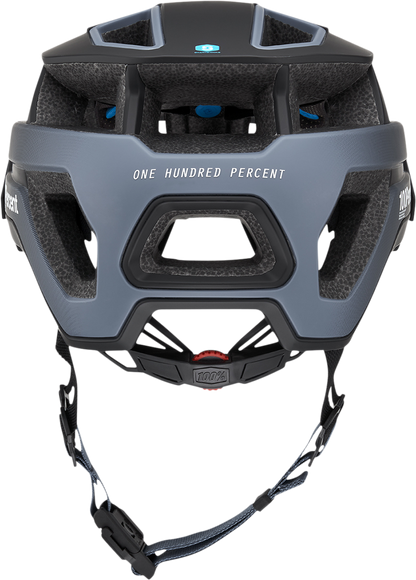 Navy 100% Altec bicycle helmet with Fidlock strap, CPSC and CE certified, XS/S size, lightweight safety gear for cyclists.