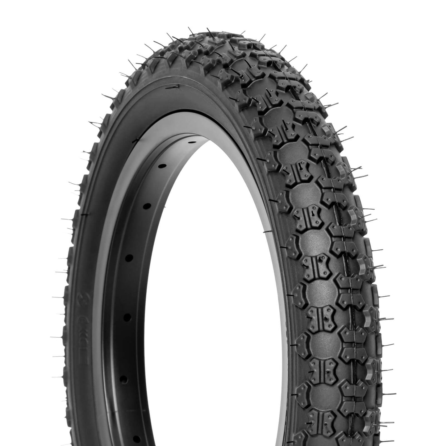 Hycline Bowlite bicycle tire in 14-inch size with 2.125-inch width, featuring tread pattern suitable for versatile riding conditions.