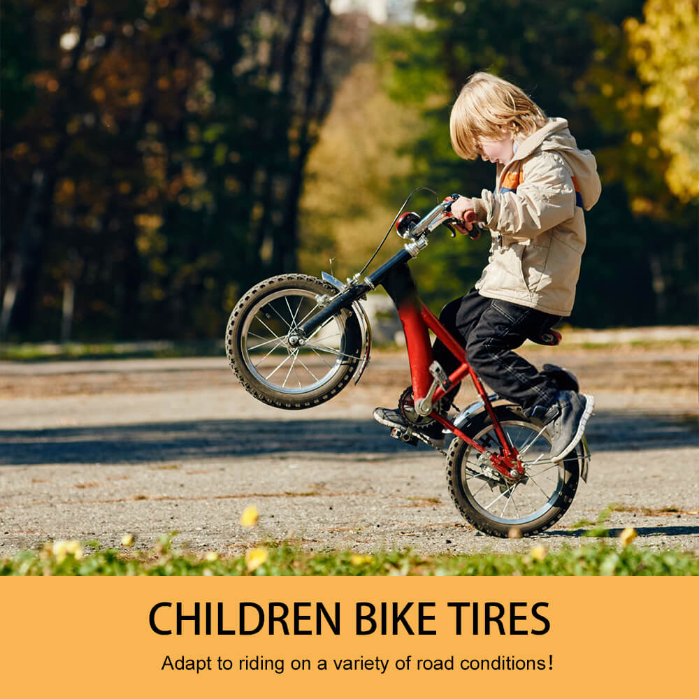Hycline Bowlite bicycle tires in 12.5, 14, 16, and 20 inches with 2.125-inch width, shown on a white background.