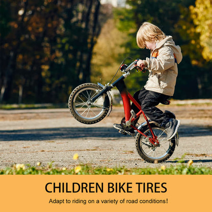 Hycline Bowlite bicycle tires in 12.5, 14, 16, and 20 inches with 2.125-inch width, shown on a white background.