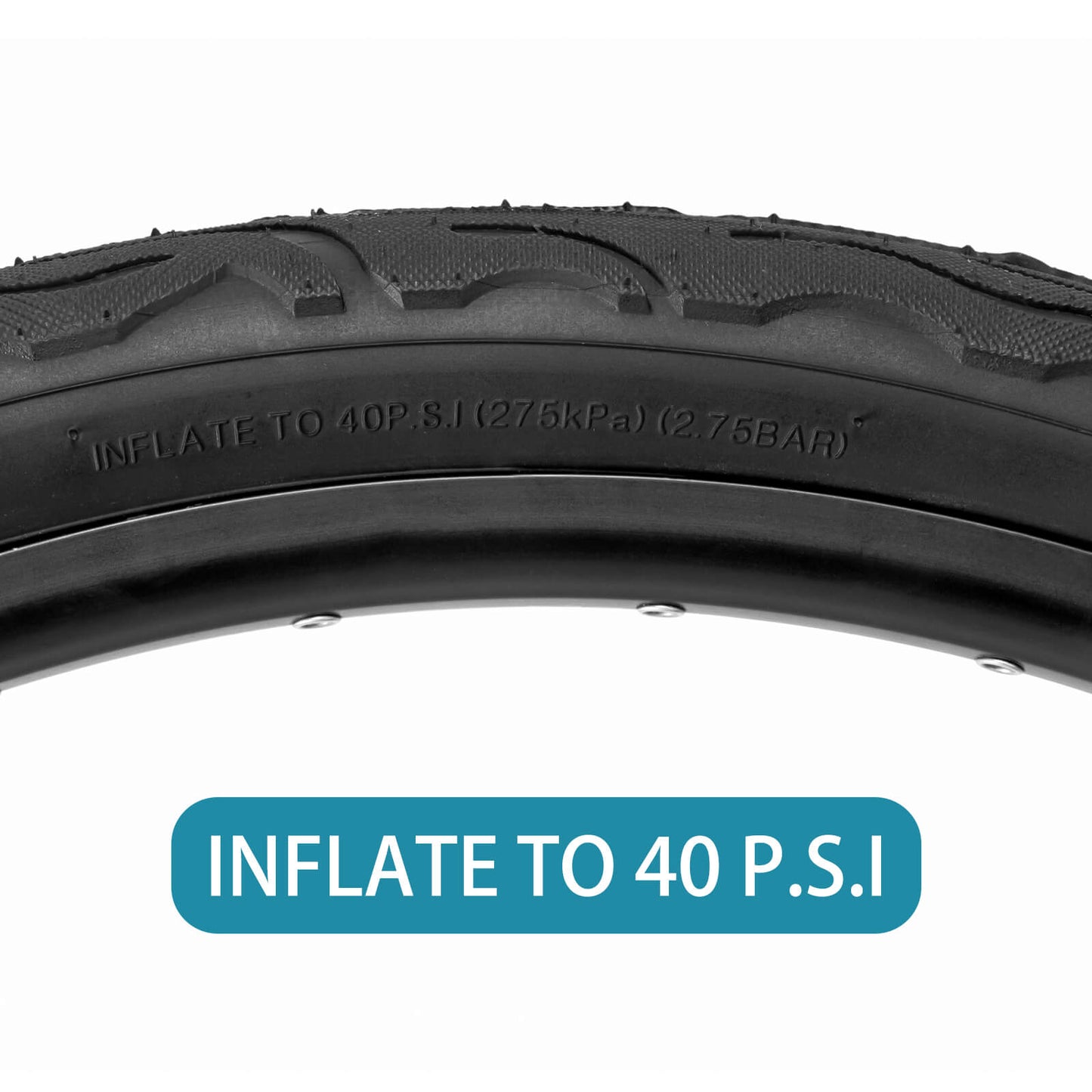 Hycline Racewan 26-inch×2.125 bicycle tire with tread pattern, suitable for mountain or hybrid bikes.