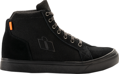 Bill's Exhausts ICON Carga CE™ Stealth boots in US 11.5, featuring black design and durable leather construction.