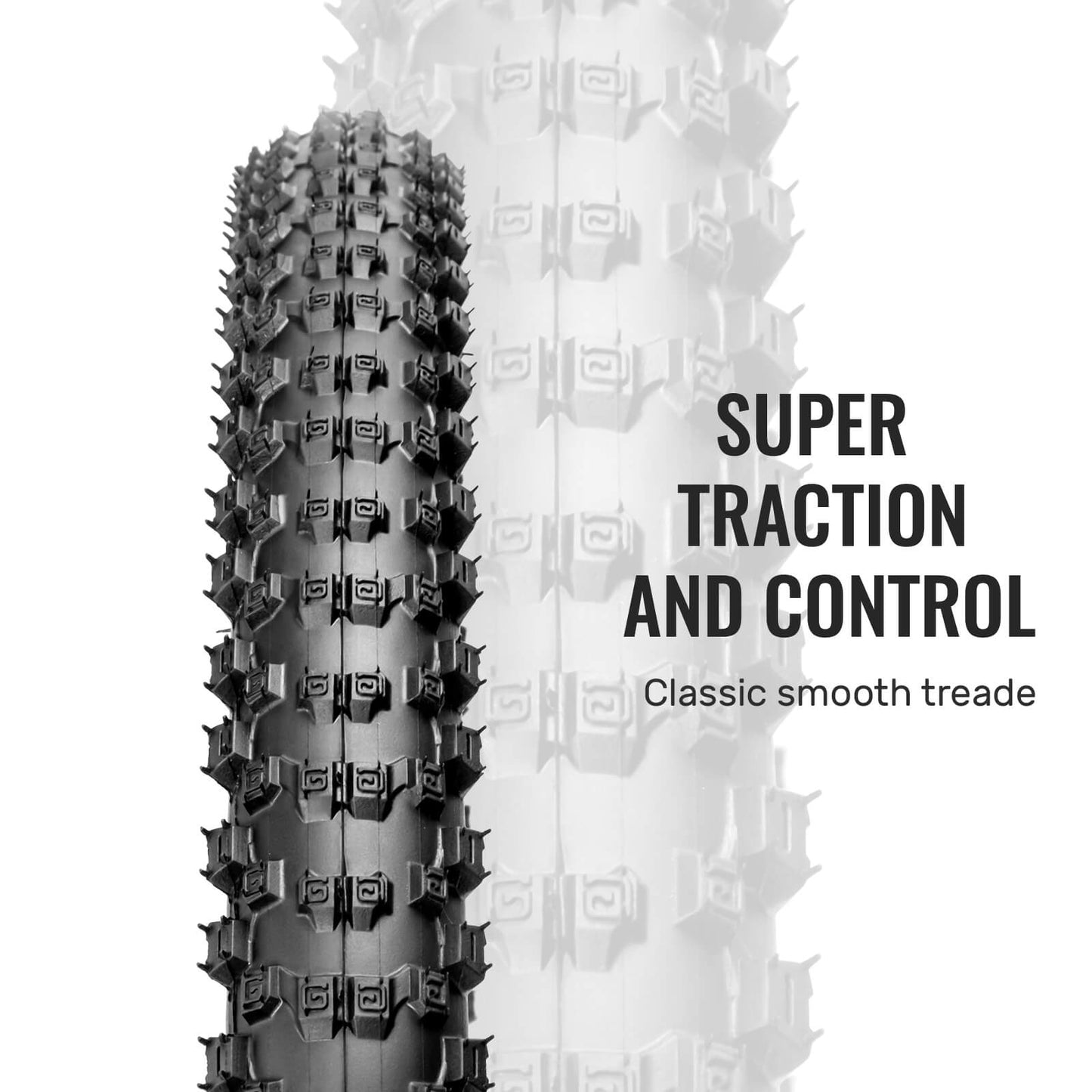 Hycline mountain bike tire Ruyi 26/27.5/29-inch × 2.1-inch with knobby tread for off-road cycling.