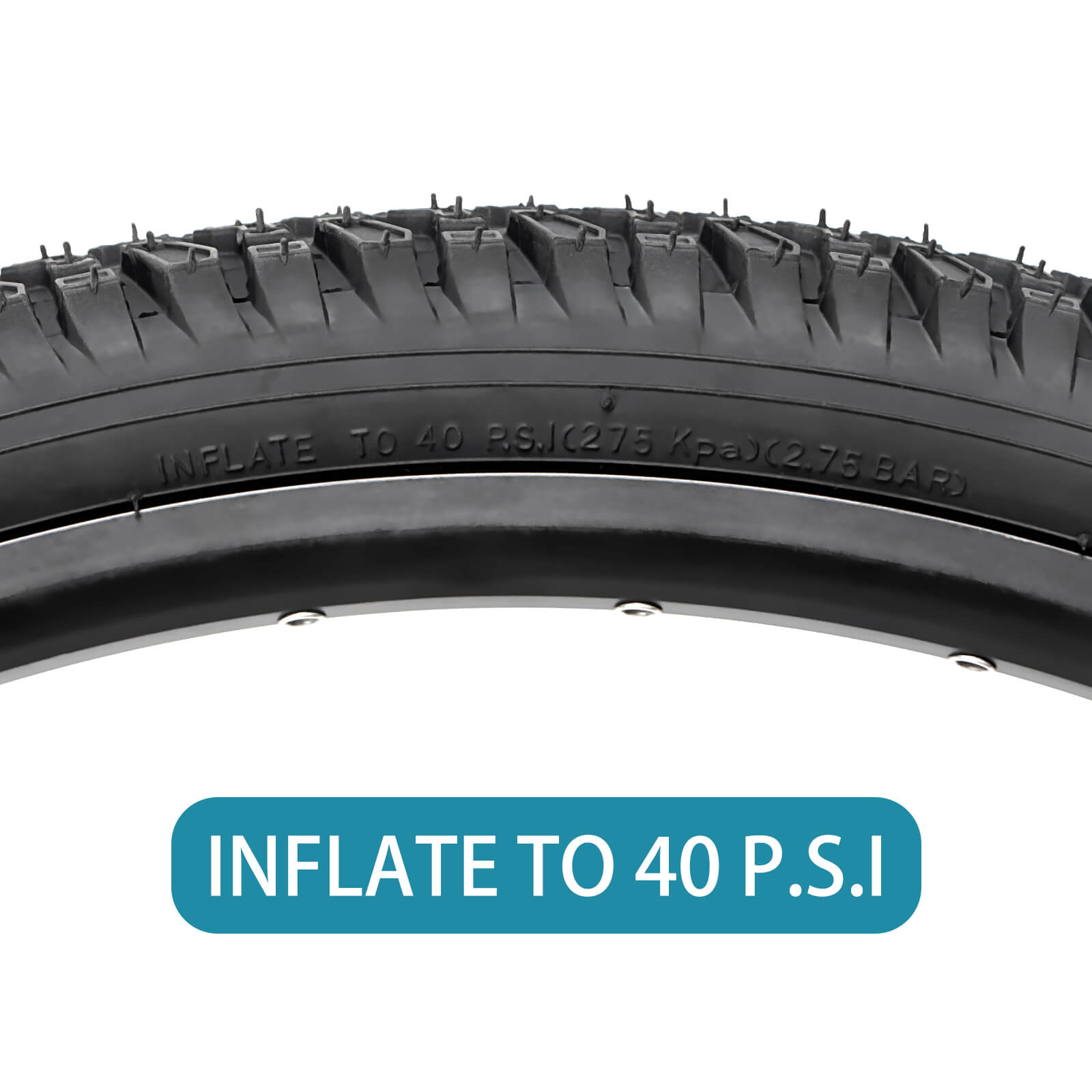Hycline Ravine Trail 26-inch mountain bike tire with 2.125-inch width, rugged tread for off-road cycling.