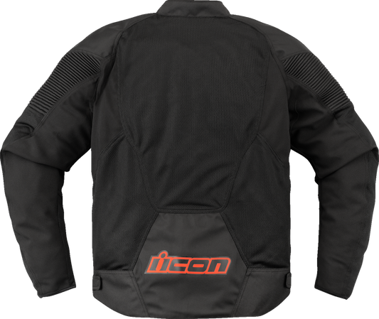 Bill's Exhausts ICON Overlord3 Mesh Jacket Slayer XL with black mesh fabric and stylish design.