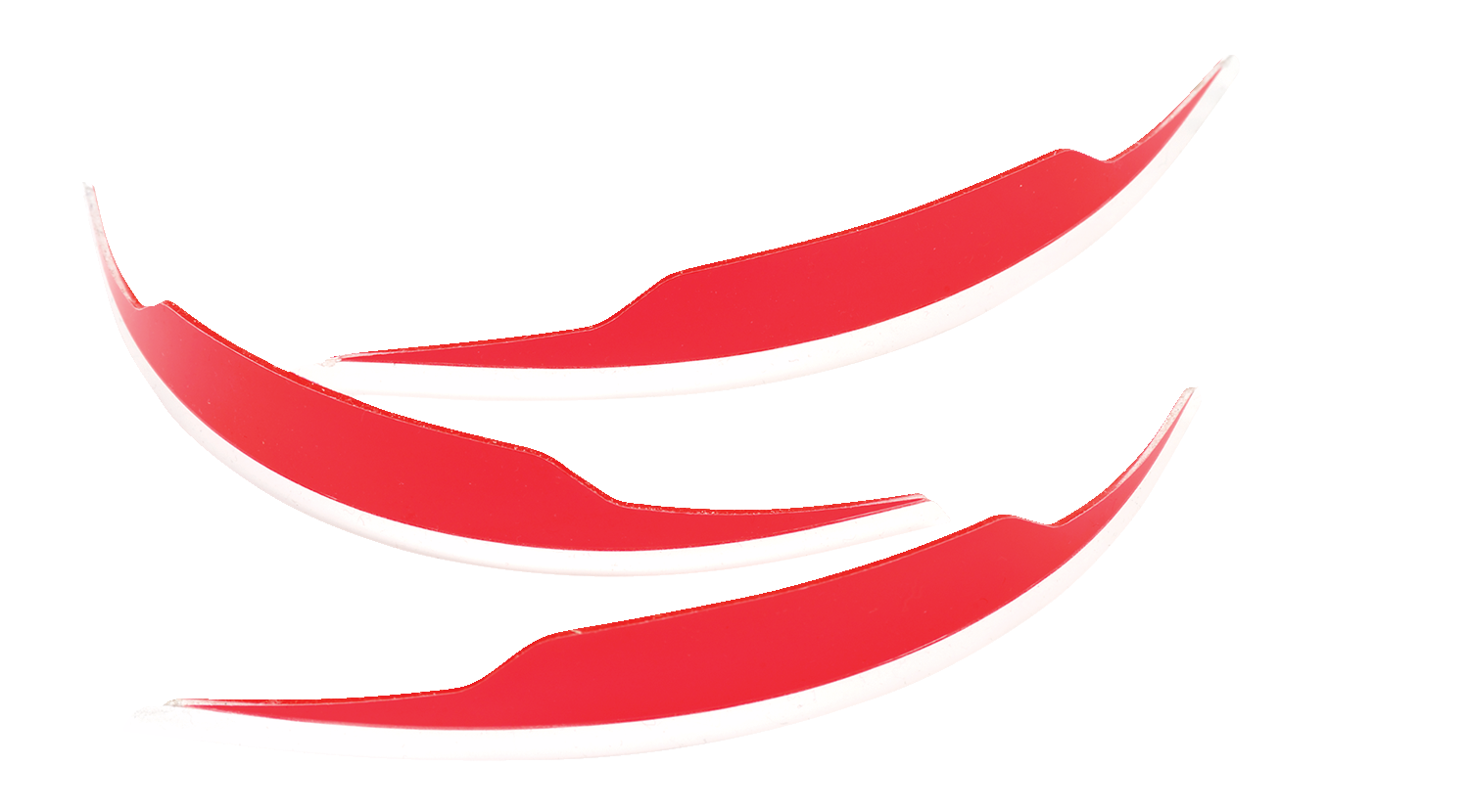 100% Youth Accuri 2 Forecast Mud Flaps - 3 Pack 59114-00001 - Howling Moto