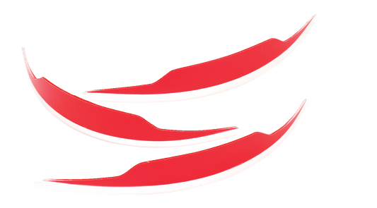 100% Youth Accuri 2 Forecast Mud Flaps - 3 Pack 59114-00001 - Howling Moto