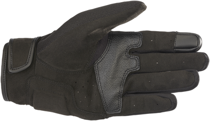 Black Alpinestars C Vented Air Gloves in Medium size, showing breathable design and protective features.