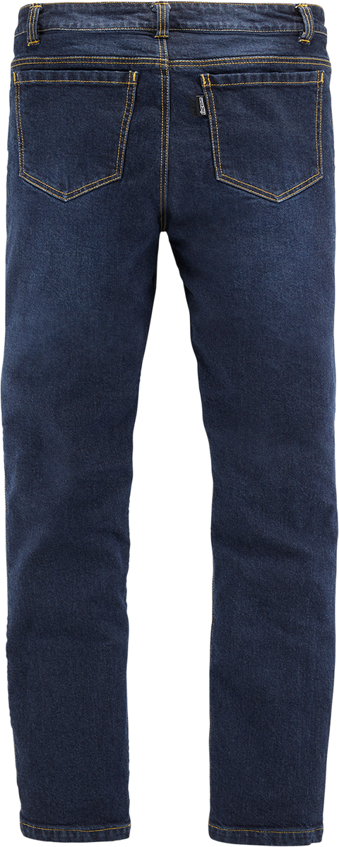 Bill's Exhausts ICON Uparmor™ Blue Jean, size 34, featuring classic denim fabric and modern fit.