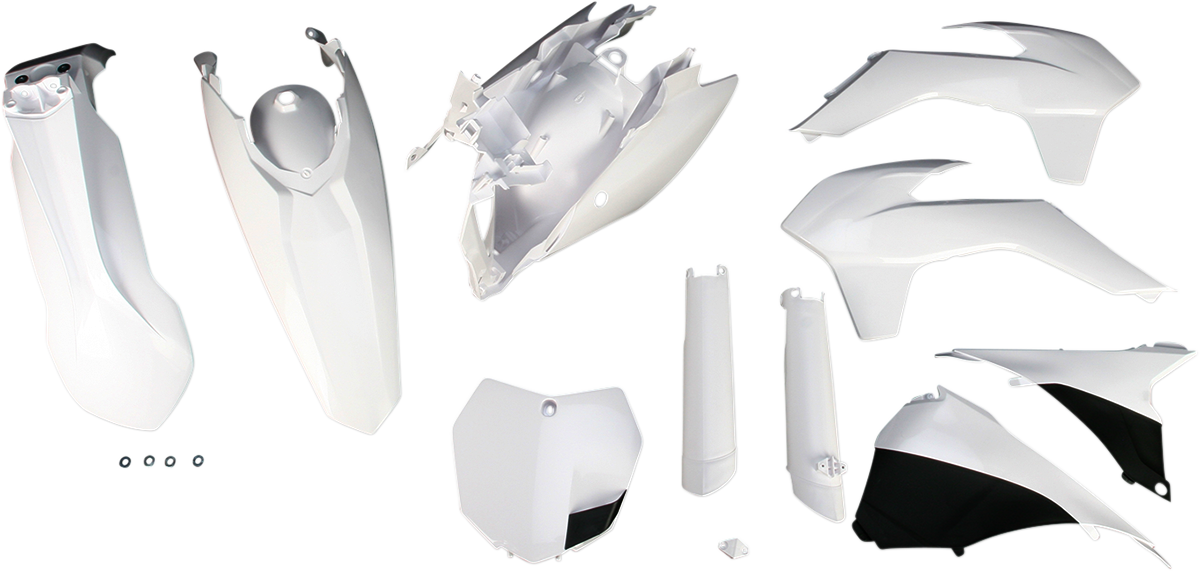 ACERBIS Full Replacement Body Kit - White/Black 2314330002 - Howling Moto