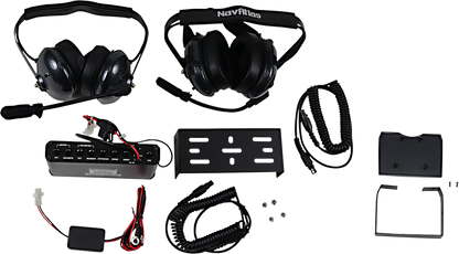 NAVATLAS Intercom System - Behind the Head Style Headset NIB220PK - Howling Moto
