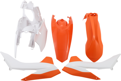 Acerbis OEM standard replacement body kit for motorcycles, featuring panels and components with a sleek finish.