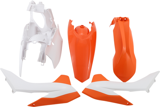 Acerbis OEM standard replacement body kit for motorcycles, featuring panels and components with a sleek finish.