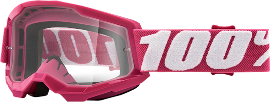 100% Youth Strata 2 Goggles - Fletcher - Clear 50031-00006 - Howling Moto