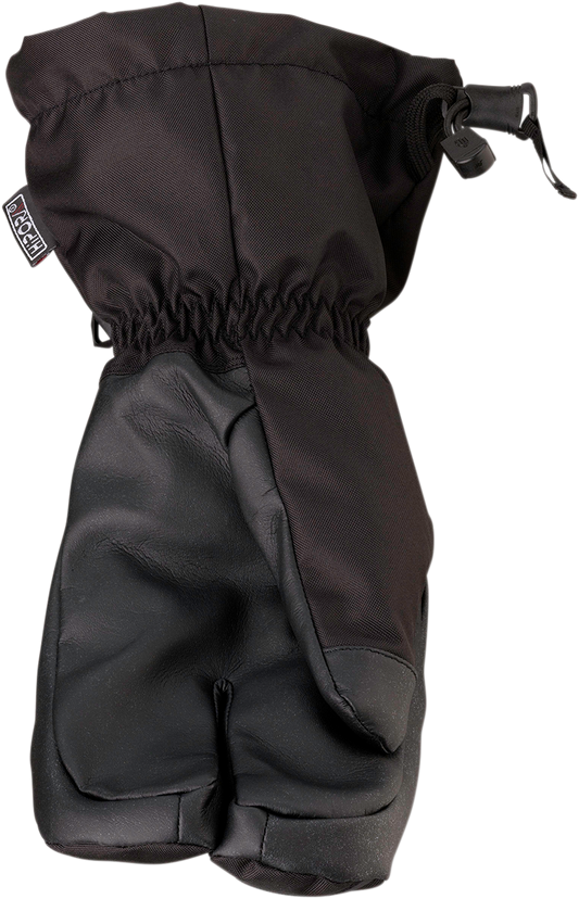 Black Bill's Exhausts ARCTIVA Pivot Claw Mittens in Medium size, showing the durable, insulated mitten design with a pivot claw closure.