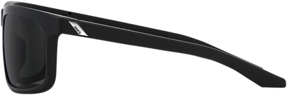 100% Hakan Sunglasses - Black - Gray PeakPolar 61036-100-47 - Howling Moto