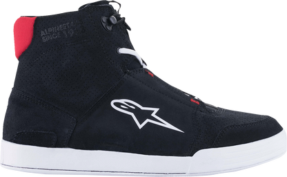 ALPINESTARS Chrome Shoes - Black/White/Red - US 13 2512322130413 - Howling Moto