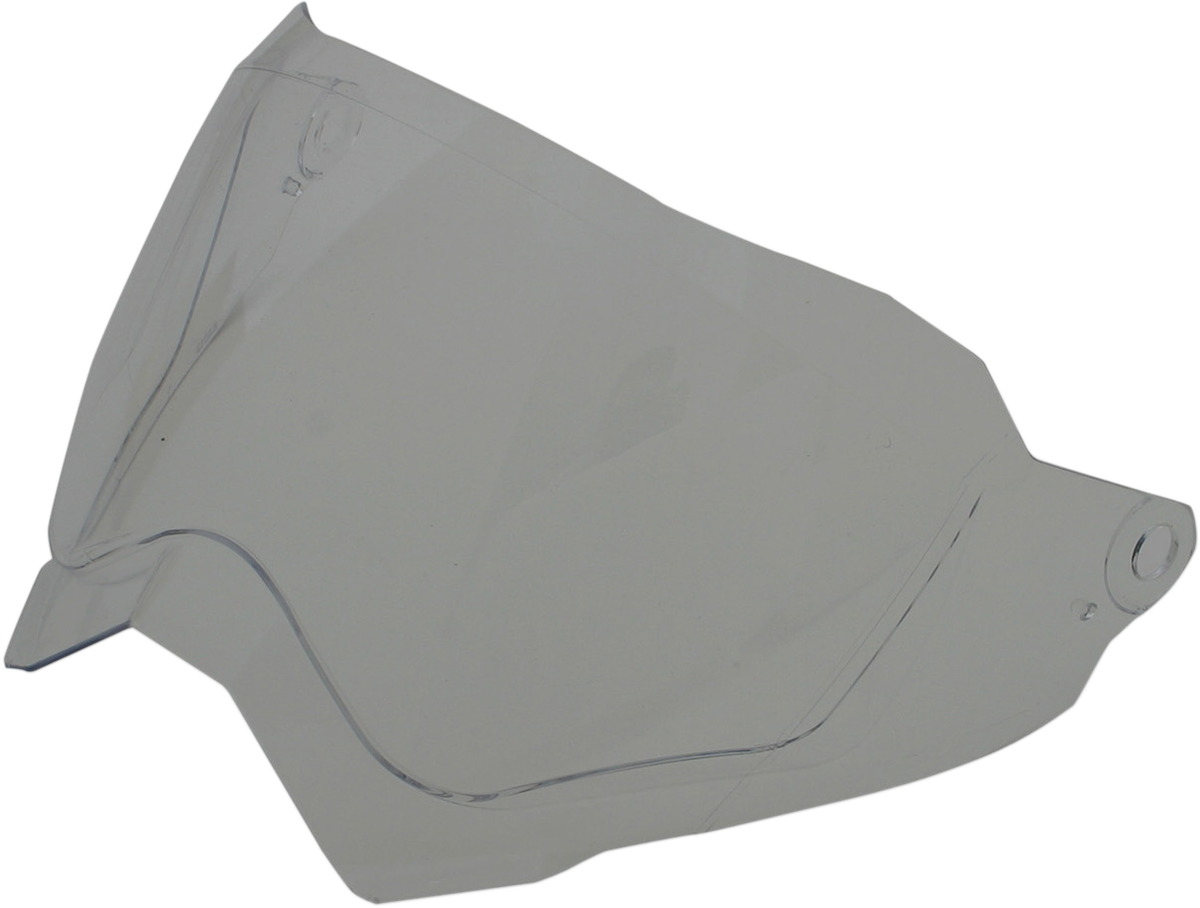 Bill's Exhausts AFX FX-41DS motorcycle helmet with light smoke outer shield, showcasing its clear, tinted visor and sleek design.