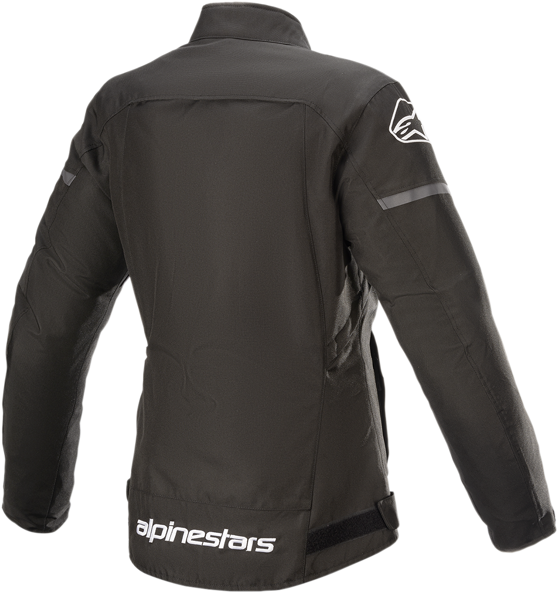 Black Alpinestars Stella T-SPS motorcycle jacket in XL, featuring protective armor and stylish design for riding comfort.