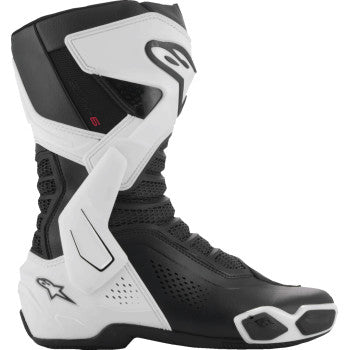 ALPINESTARS SMX-6 V3 Vented Boots - Black/White - US 12.5/EU 48 2223225-21-48 - Howling Moto