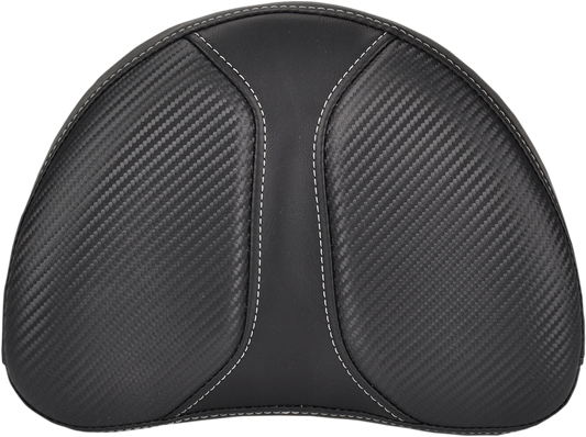 SADDLEMEN Dominator Sissy Pad seat by Bill's Exhausts, cushioned saddle seat with sturdy design and detailed stitching.