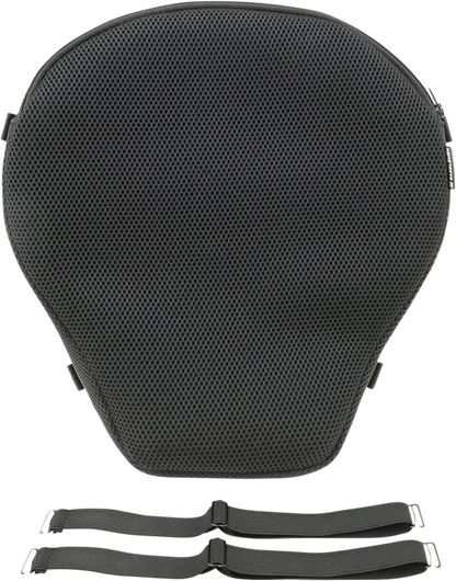 Bill's Exhausts SADDLEMEN Comfort Topper medium cruiser seat for motorcycles, showing the cushioned seat with textured surface.