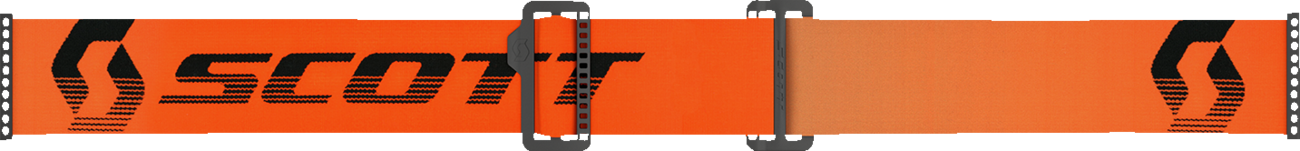 Scott Prospect WFS Goggle in gray and orange with clear lens, designed for motocross and outdoor riding.