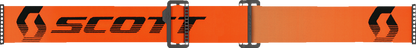Scott Prospect WFS Goggle in gray and orange with clear lens, designed for motocross and outdoor riding.