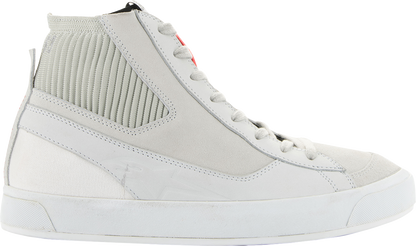 Alpinestars Stated Shoes in white and gray, US 12.5, featuring sleek design and casual sneaker style.