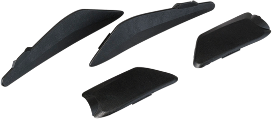 Black ARCTIVA Rise Vent Plug Kit for helmets, compatible with Bill's Exhausts helmets, shown in the product image.