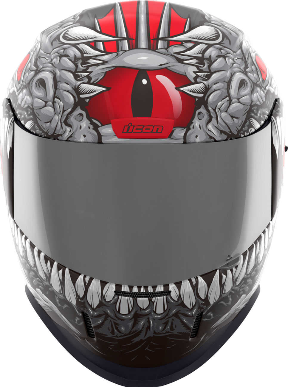 Silver ICON Airform™ Kryola Kreep MIPS® helmet with adjustable straps and ventilation, designed for motorcycle safety.