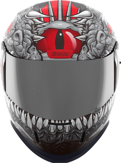 Silver ICON Airform™ Kryola Kreep helmet with MIPS® protection and 2XL size, featuring sleek design and ventilation.