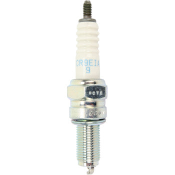 NGK Spark Plugs CR9EIA-9 Iridium IX spark plug showing the metal tip and ceramic insulator for automotive use