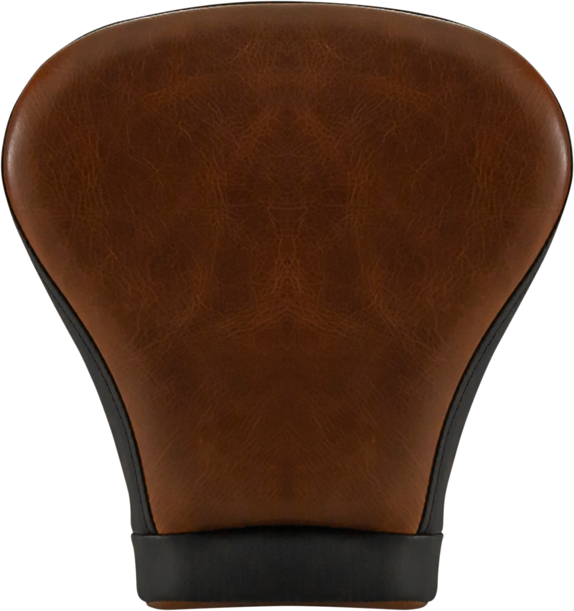 Brown Saddlemens Pillion Pad for Lariat Touring seats on FL models 2008-2023, with extended reach design, by Bill's Exhausts.