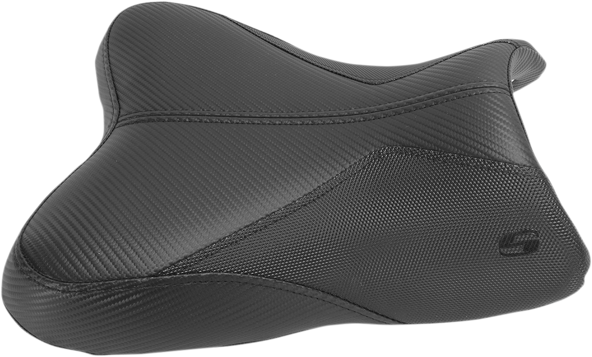 SADDLEMEN GP-V1 standard motorcycle seat for GSX '08-'09, featuring black padding and sleek design for GSX models.