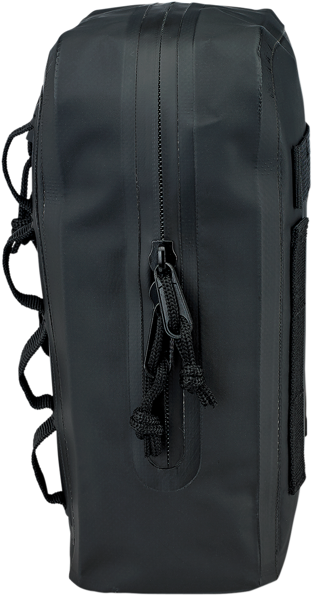 Bill's Exhausts BILTWell handlebar bag 3008-01, a compact motorcycle storage bag with adjustable straps and durable design.