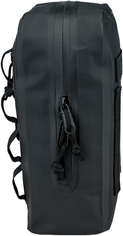 Bill's Exhausts BILTWell handlebar bag 3008-01, a compact motorcycle storage bag with adjustable straps and durable design.