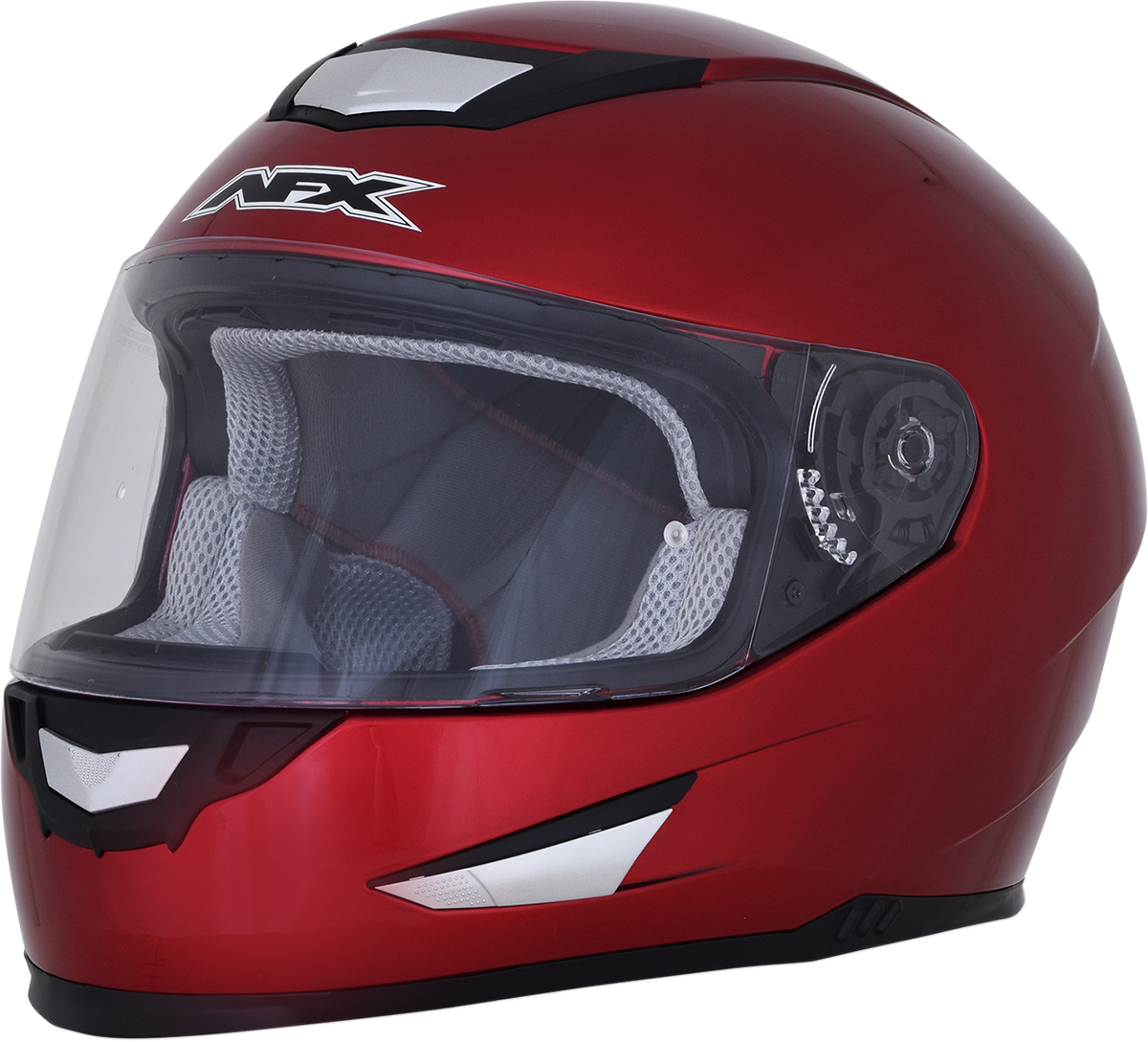 Bill's Exhausts AFX FX-99 helmet in wine red, XS size, featuring a sleek design and durable construction for motorcycle riding.