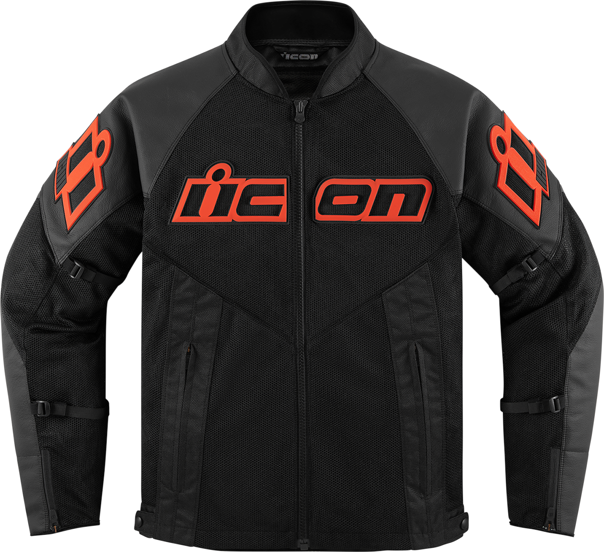 Bill's Exhausts ICON Mesh AF Leather Jacket Slayer small, stylish black jacket with mesh panels and leather construction.