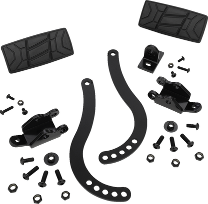 Bill's Exhausts SHOW CHROME Highway Peg engine part with chrome finish for motorcycle cruising and comfort.