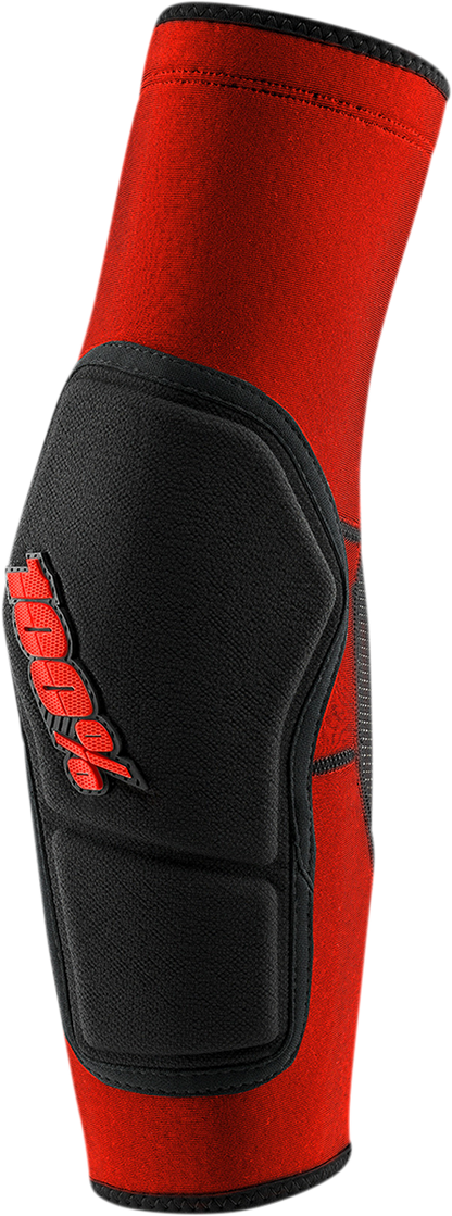 100% Ridecamp Elbow Guards - Red/Black - Medium 70000-00010 - Howling Moto
