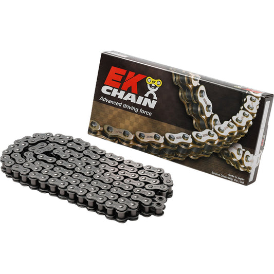 EK 1223-0657 530SRX2-130 drive chain with 130 links, featuring durable metal links and precise construction for motorcycle or bike use.
