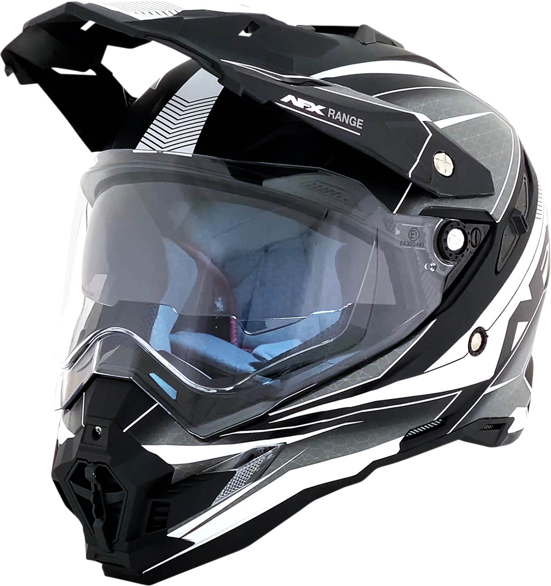 Matte black AFX FX-41 motorcycle helmet in medium size, featuring a sleek design and full-face coverage.