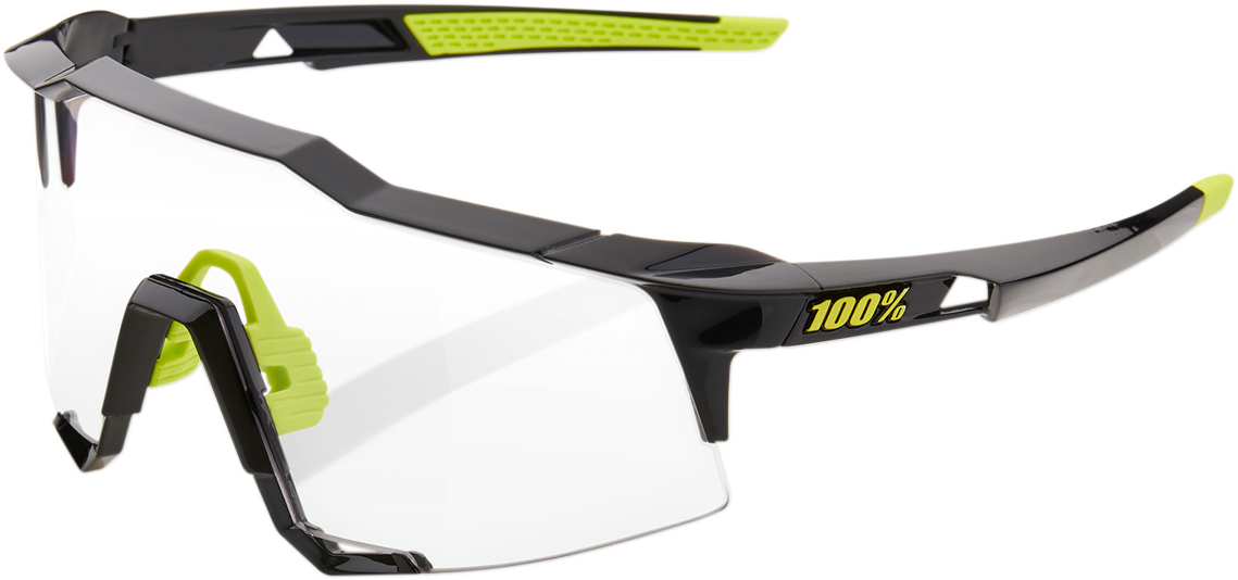 100% Speedcraft Sunglasses - Black - Photochromic 60007-00011 - Howling Moto