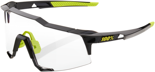 100% Speedcraft Sunglasses - Black - Photochromic 60007-00011 - Howling Moto