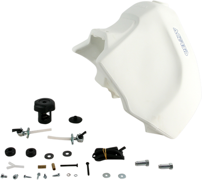 ACERBIS Gas Tank - White - Suzuki 	DR 350  4.25 Gallon 2140640002 - Howling Moto