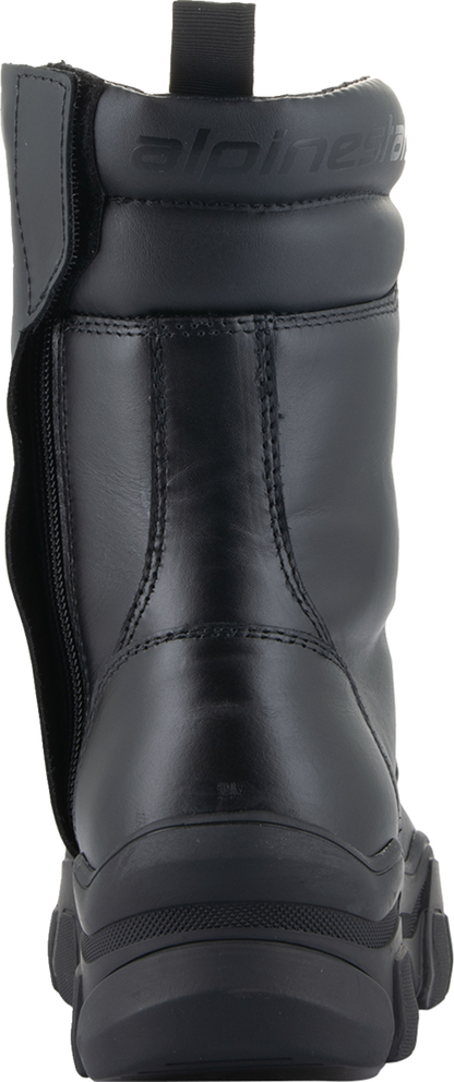 Black Alpinstars Women's Ava boots with ankle-high design and sturdy sole, size EU 44, showcased in a product image.